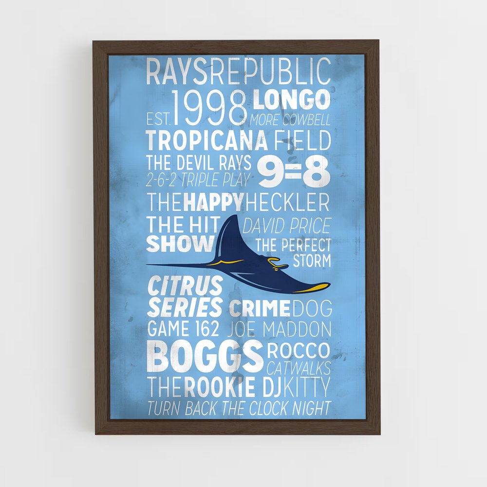 Poster Tampa Bay Legends – affiche Baseball (vue 5)